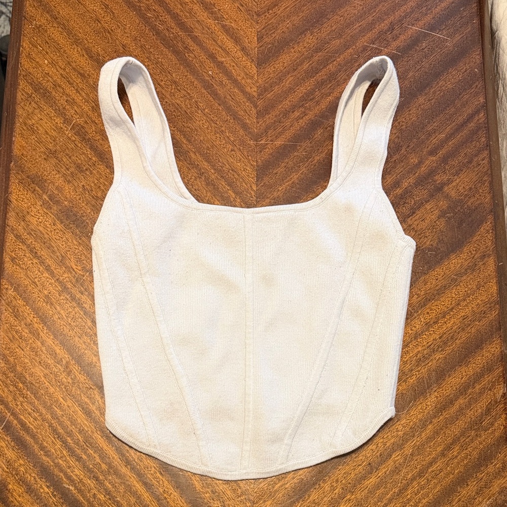 Aritzia Wilfred soft corset style Women's Top